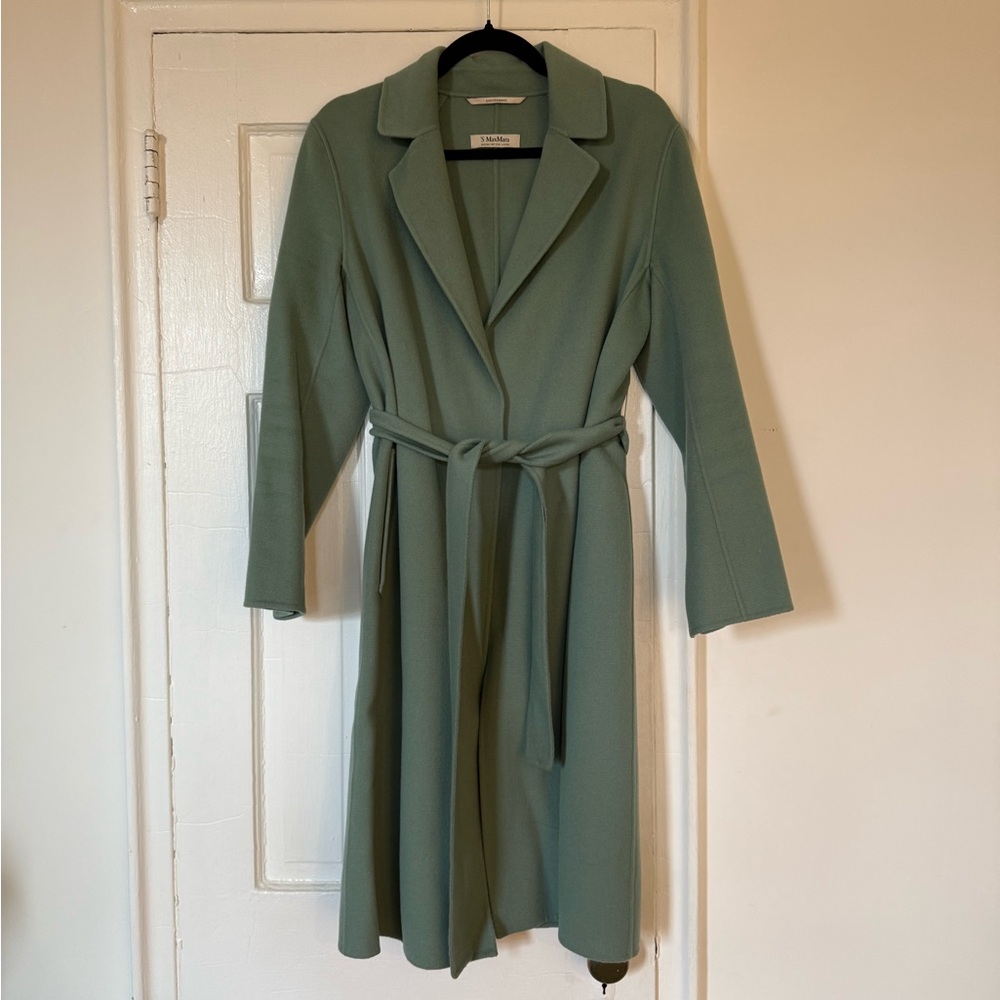 Max mara wool wrap coat
